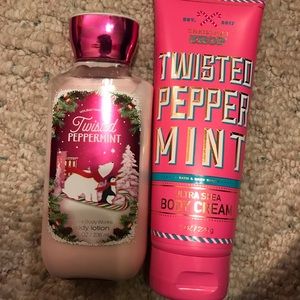 Bath and Body Twisted Peppermint Lotion
